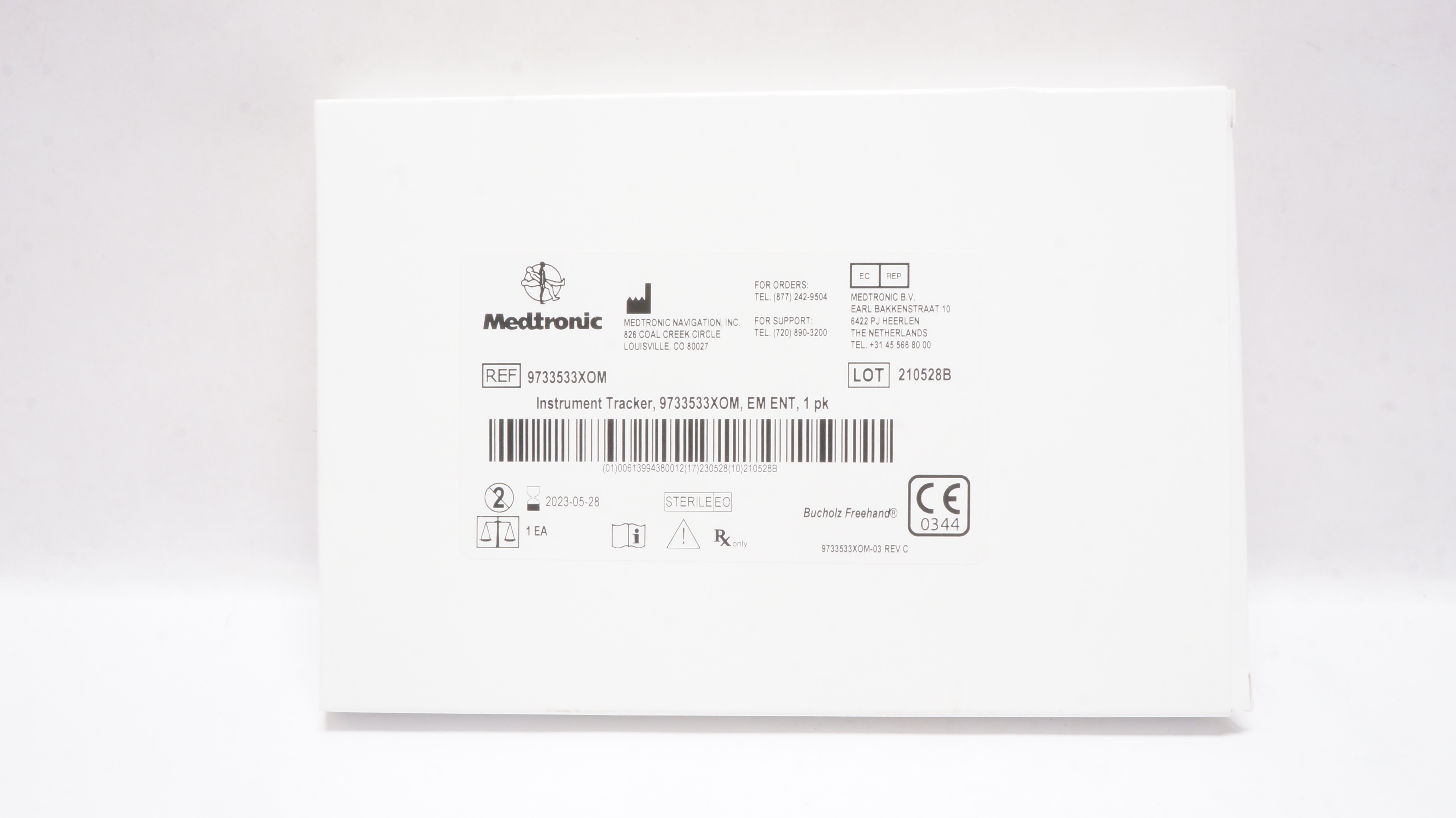 Medtronic 9733533XOM Instrument Tracker EM ENT 1pk (x)