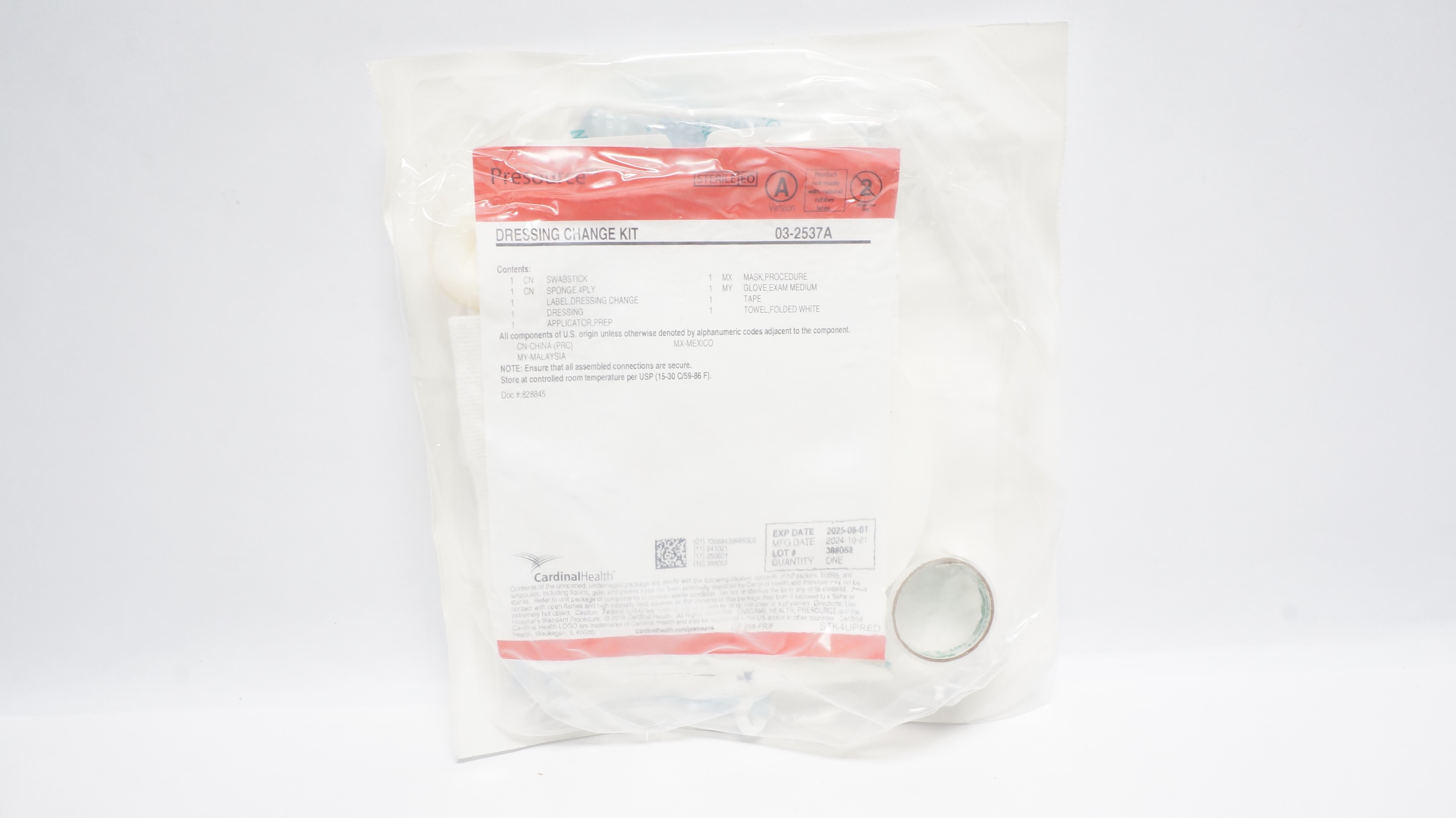 Cardinal Health 03-2537A Dressing Change Kit (x)