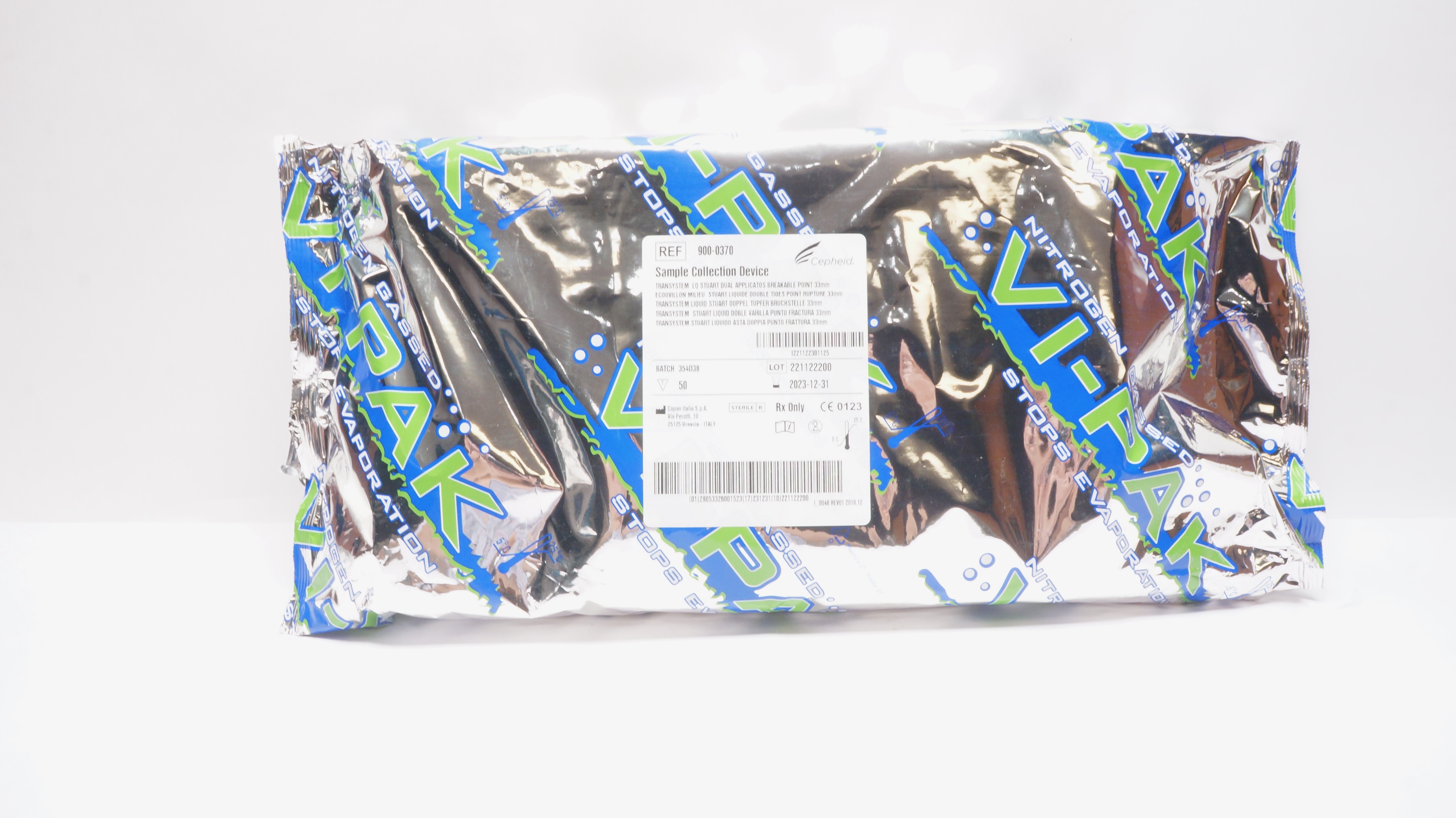 Copan 900-0370 Cepheid Sample Collection Device 33mm - Pack of 50