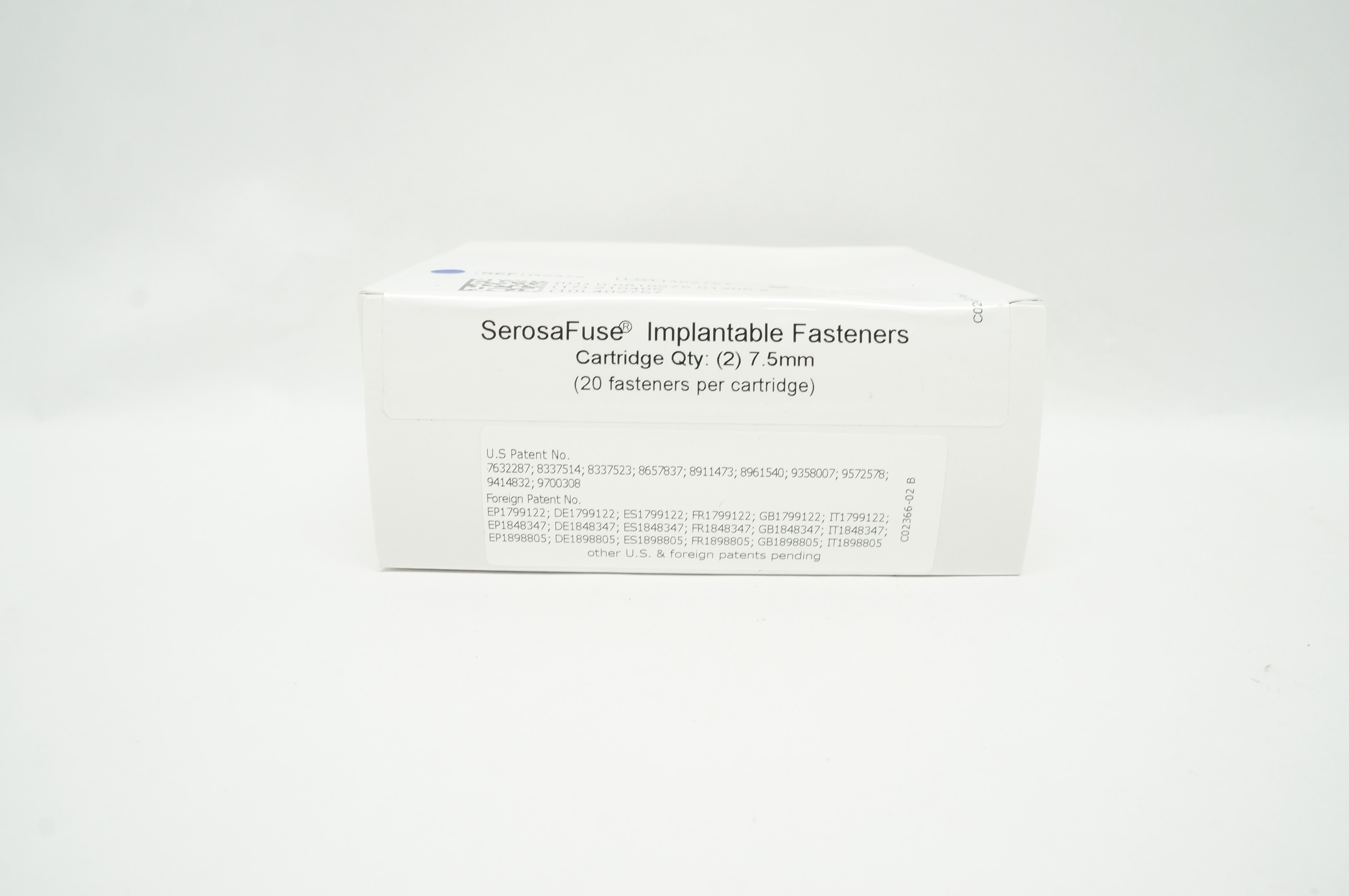 EndoGastric Solutions R2375 SerosaFuse Implant Fasteners Cartridge -Box of 20(x)