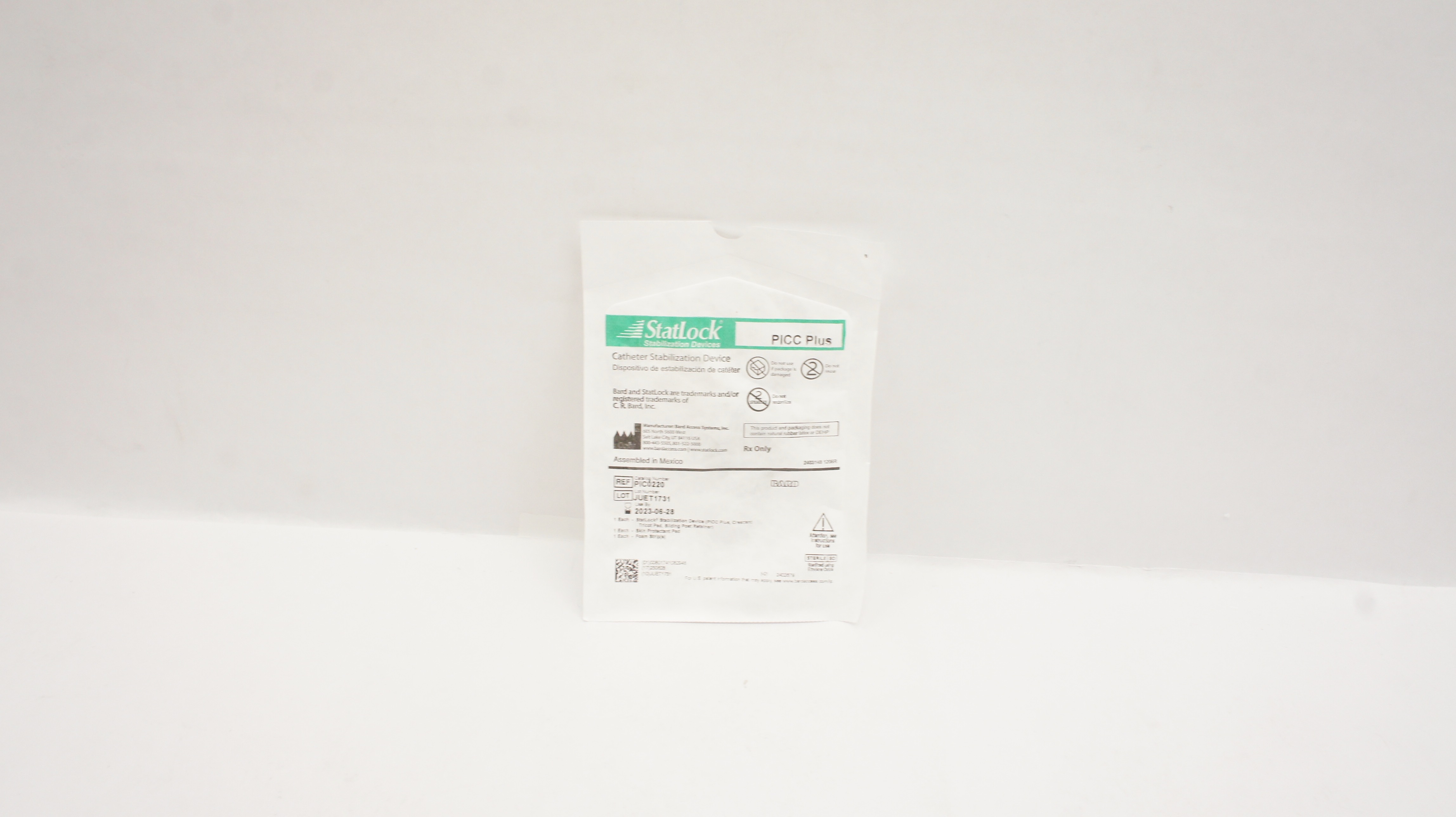 Bard PIC0220 StatLock Catheter Stabilization Device PICC Plus (x)