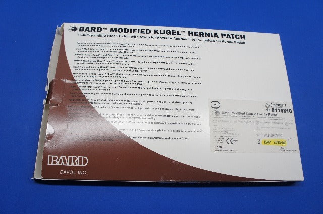 Bard 0115810 Modified Kugel Hernia Patch (x) ~ Pack of 2