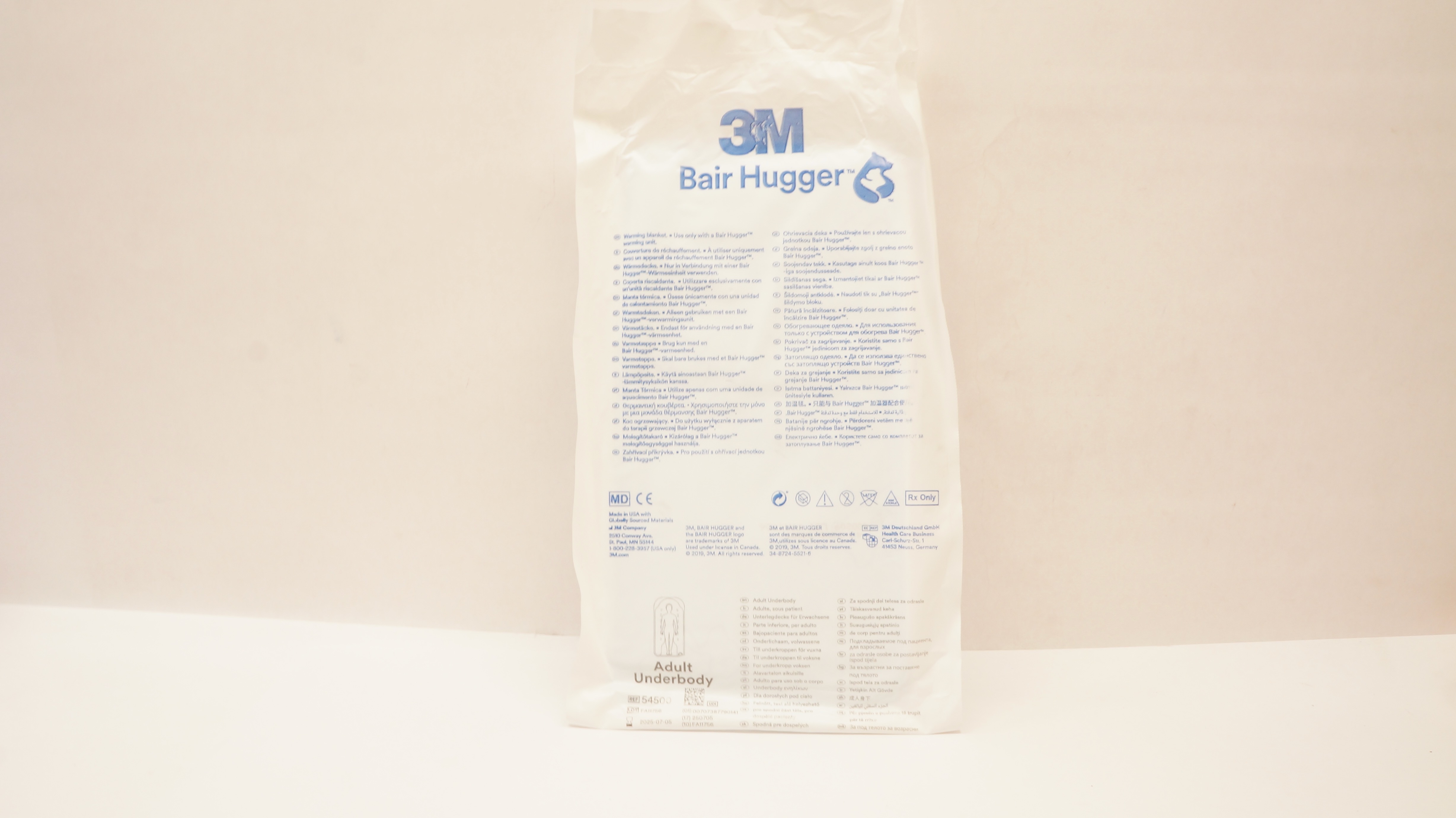 3M 54500 Bair Hugger Adult Underbody Warming Blanket