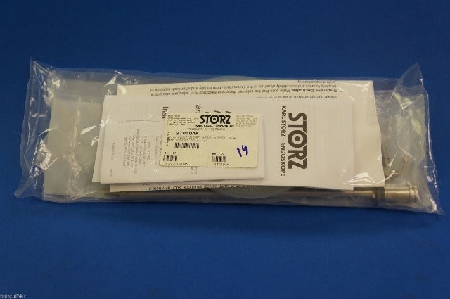 Karl Storz 27Fr Resectoscope 27040AK Sheath 27040OB Obturator 27282B Inflow Tube
