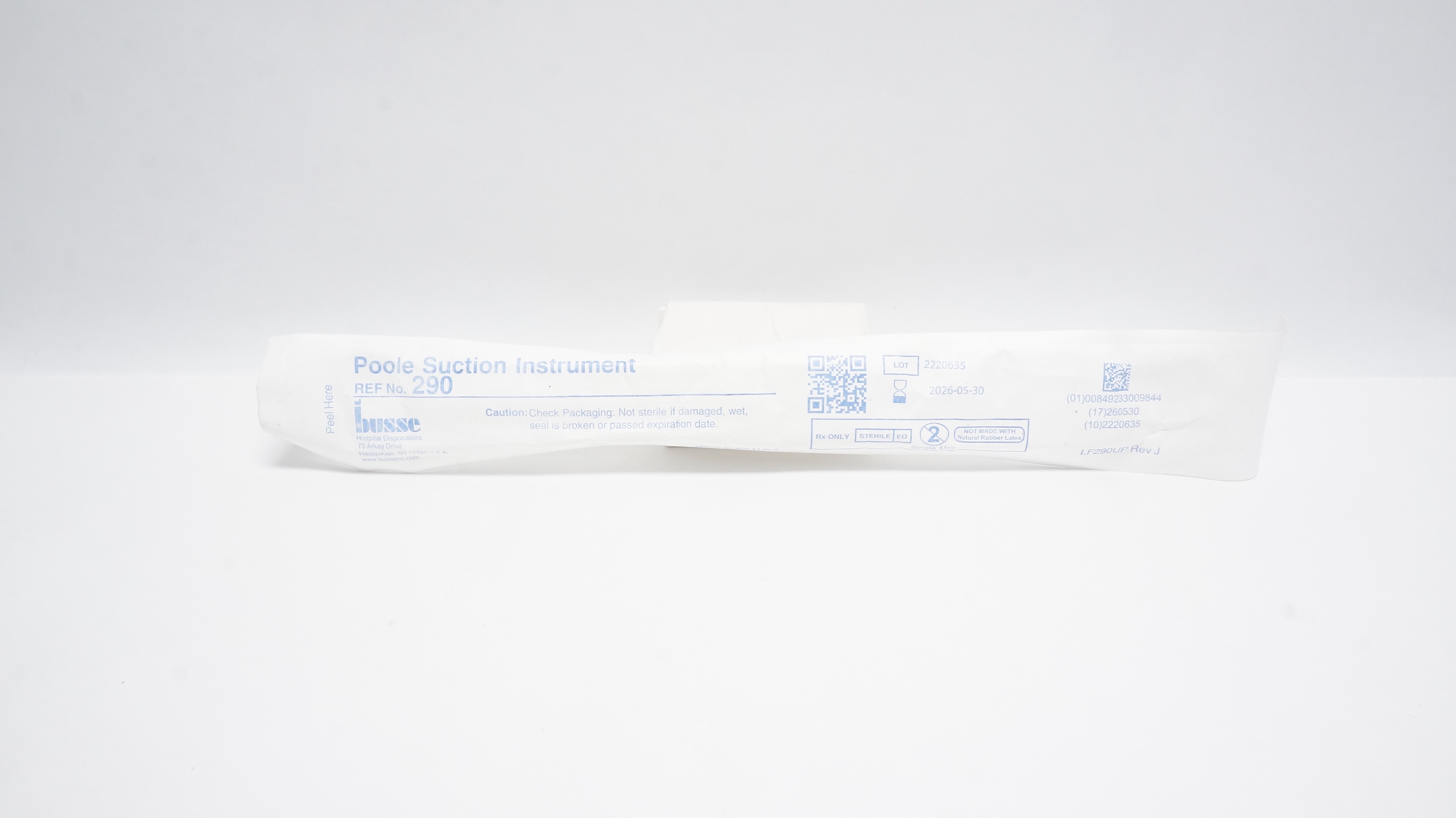 Busse 290 Poole Suction Instrument