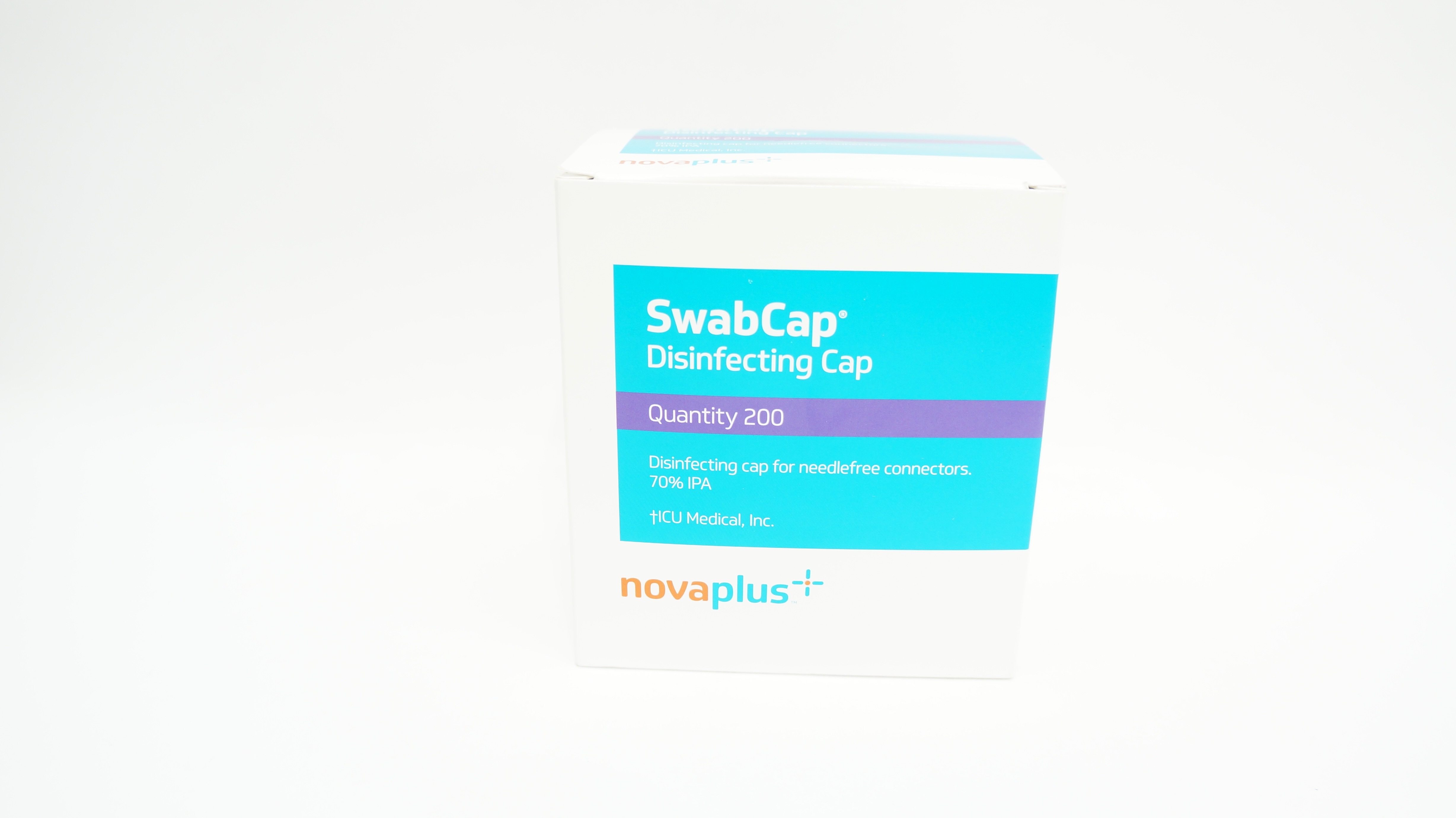 Icu Medical VSC-2000 NovaPlus SwabCap Disinfecting Cap 70% IPA (x) - Box of 60
