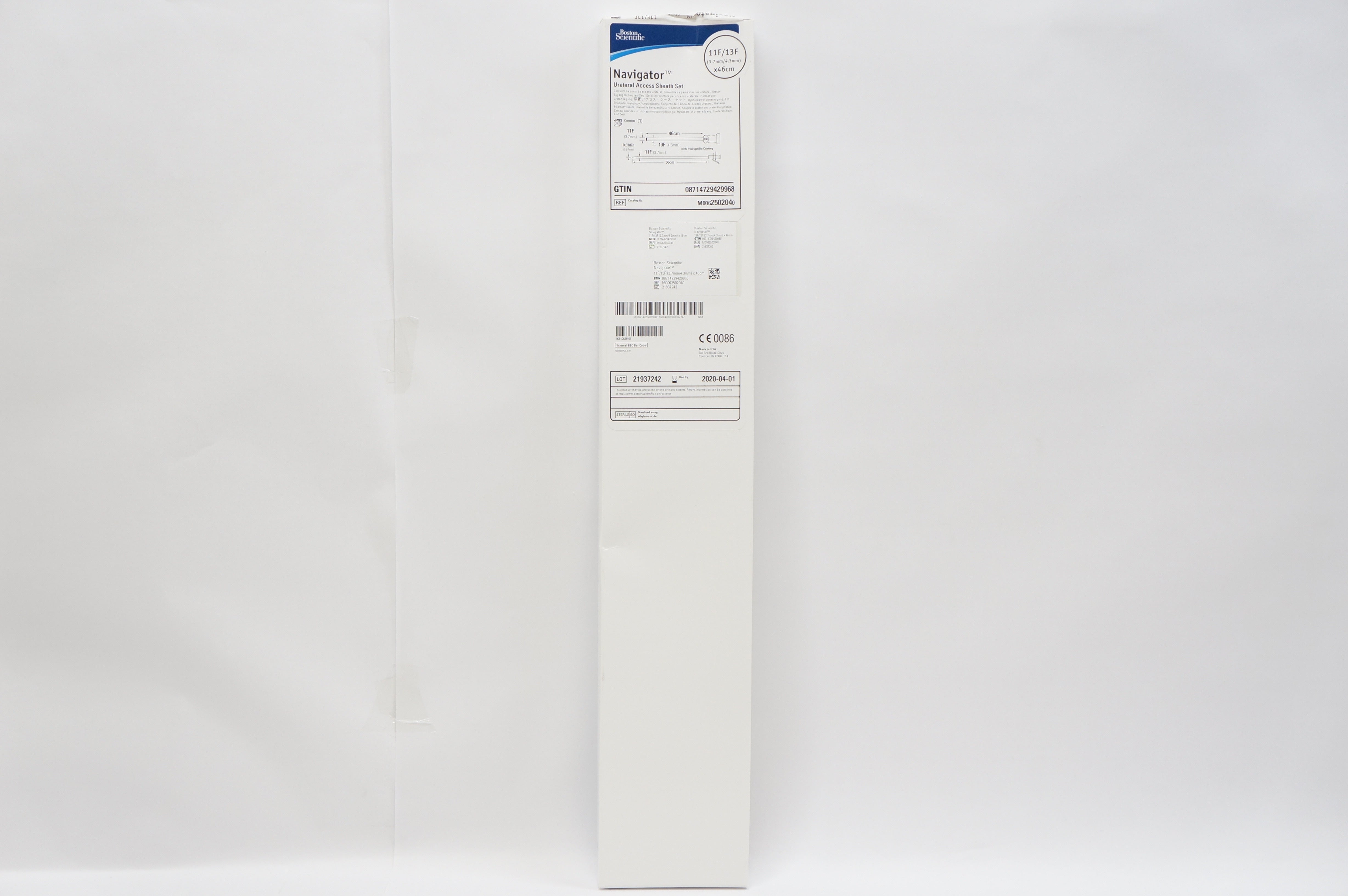 Boston Scientific M0062502040 Navigator Uret. Access Sheath Set,11F/13Fx46cm (x)