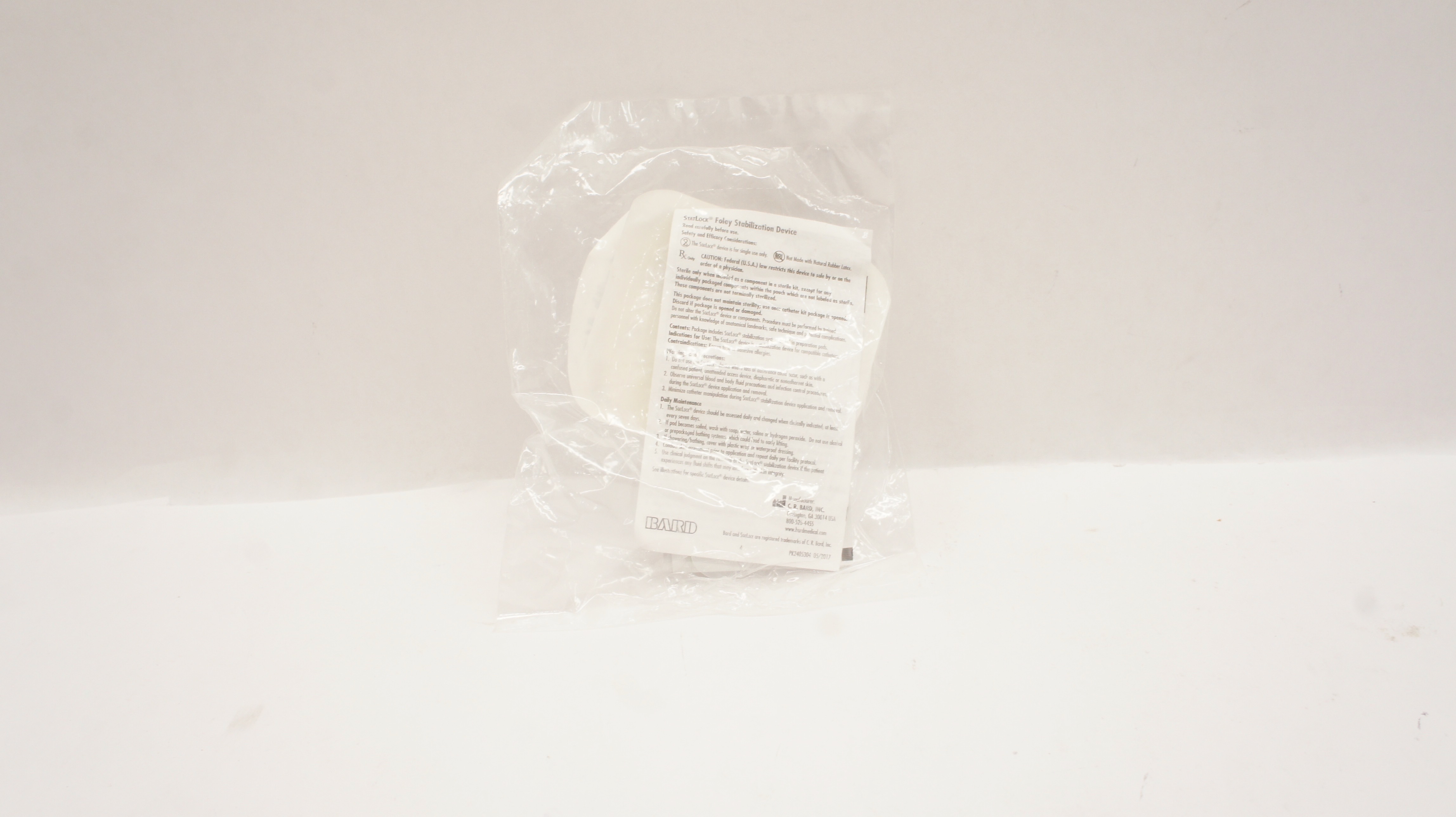Bard FOL0102 Statlock Cath.Stabilization Device Foley 2-way