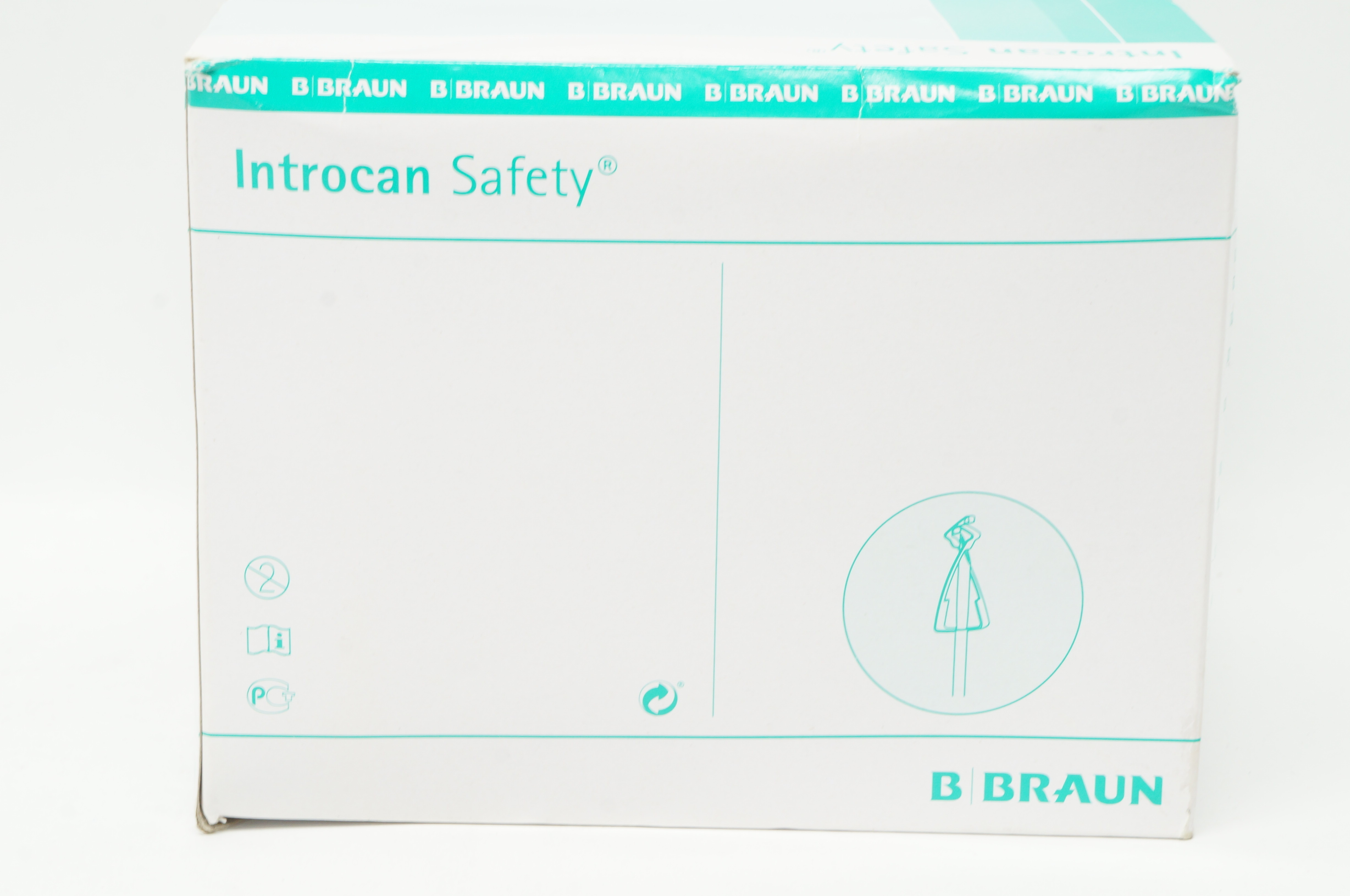 B.Braun 4252527-02 Introcan Safety IV Cath. 20G x 1-3/4inch - Box of 50