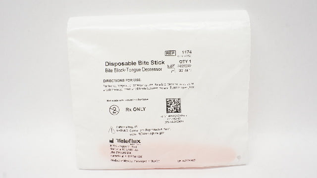 Teleflex 1174  Disposable Bite Stick Bite Block/Tongue Depressor