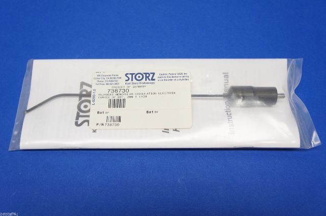 Karl Storz 738730 Kujawski Monopolar Coagulation Electrode Curved Up 80deg 