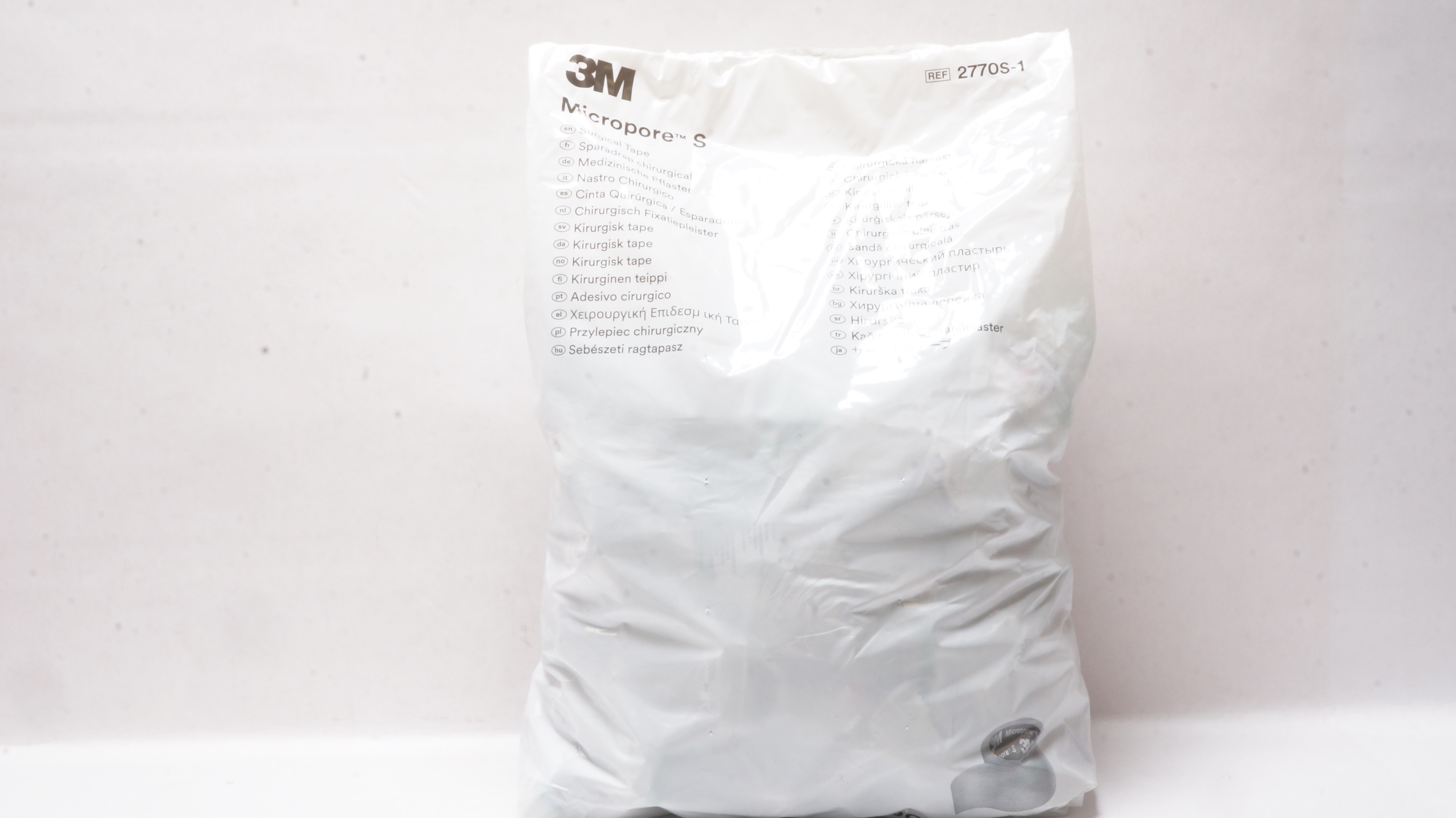 3M 2770S-1 Micropore S Surgical Tape 1.1inch x 1.5yards - Pack of 100 (x)
