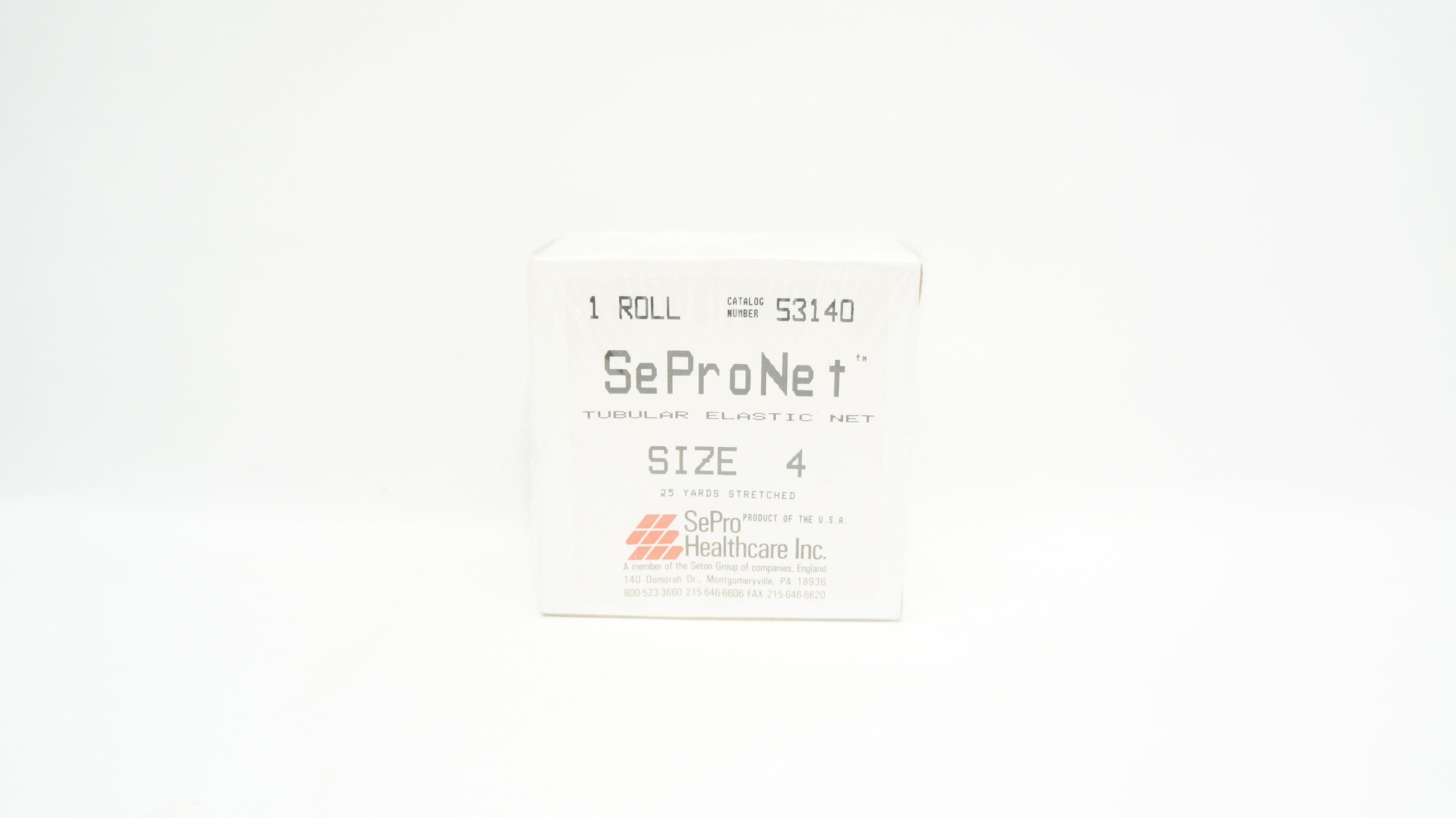SePro Healthcare 53140 Tubular Elastic Net 25yds. Stretched, Size 4