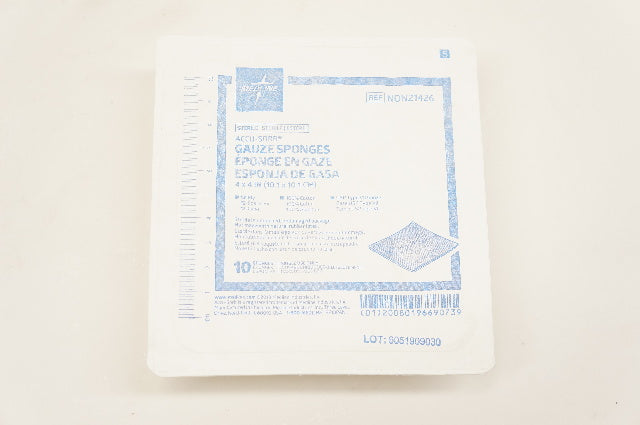 Medline NON21426 Gauze Sponges 4 x 4inch - Box of 10