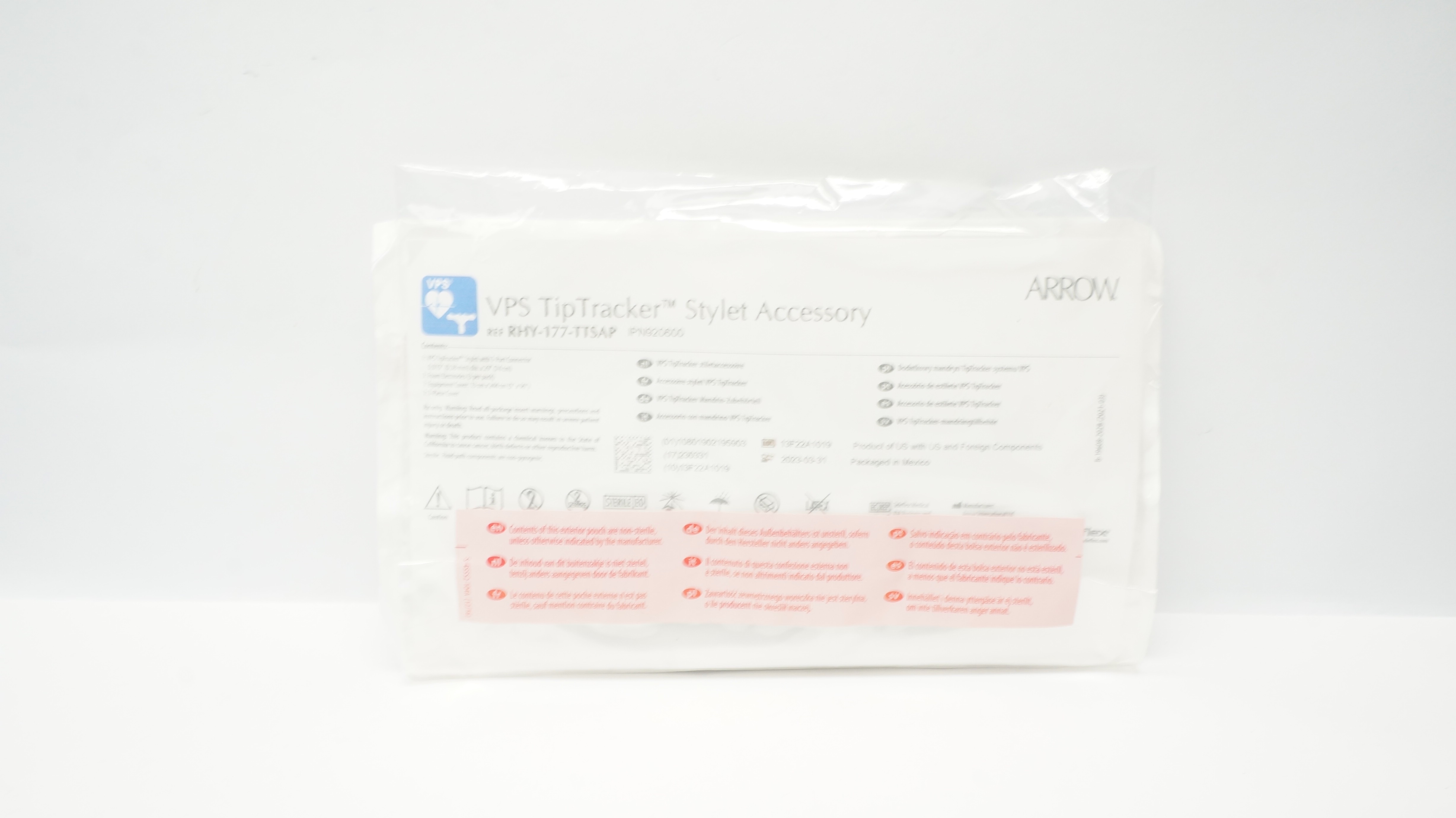 Arrow RHY-177-TTSAP Teleflex VPS Tip Tracker Stylet Accessory (x)