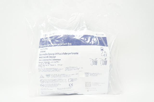 Covidien 775100 Kangaroo Epump ENPlus Spike with Flush Bag 1000mL (x)