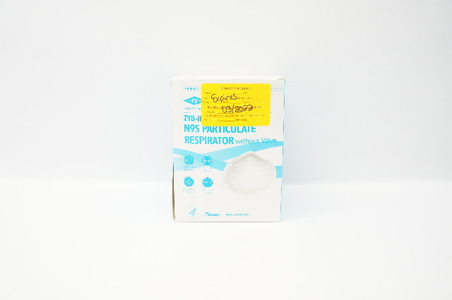 Zhong YI Mask ZYB-II N95 Particulate Resprator without Valve (x) - Box of 6
