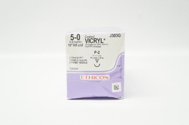 Ethicon J503G VICRYL Precision Point - Reverse Cutting P-2 18in - Box of 12 (x)