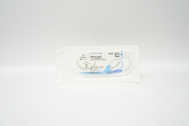 Ethicon 8435 1 Prolene Polypropylene Stre CT 40mm 1/2c Taper 30 inch (x)