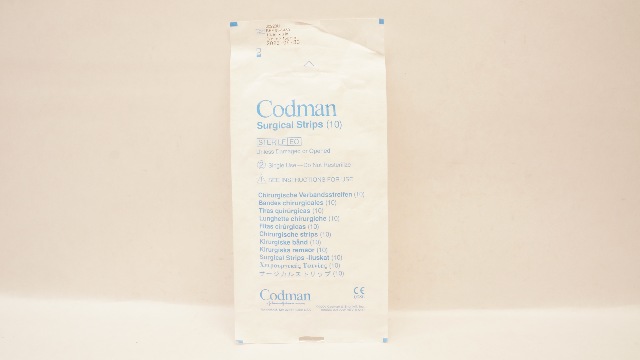 Codman 80-1450 Surgical Strips 1/4inch x 6inch - Pack of 10