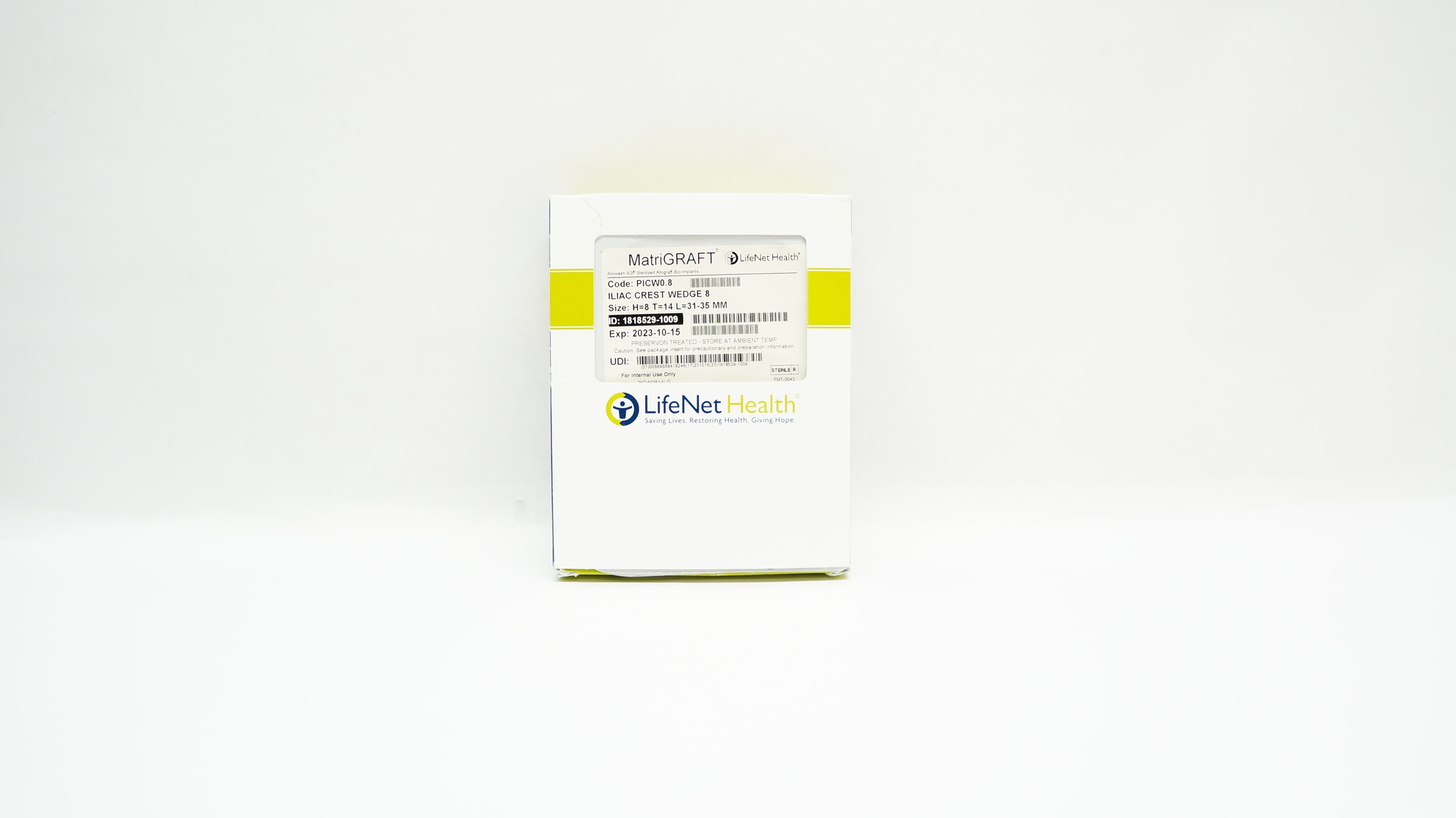 LifeNet Health PICW0.8 Iliac Crest Wedge 8
