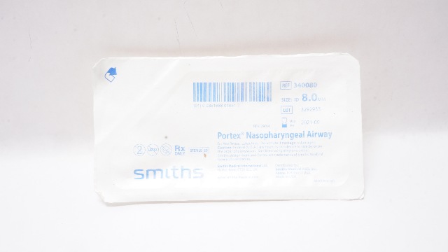 Smiths Medical 340080 Portex Nasopharyngeal Airway 8.0 mm ID (x)