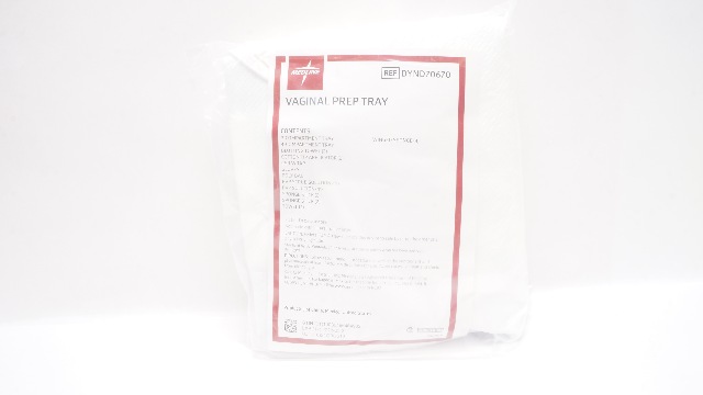 Medline DYND70670 Vaginal Prep Tray (x)
